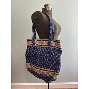 Vera Bradley Maison Blue large tote